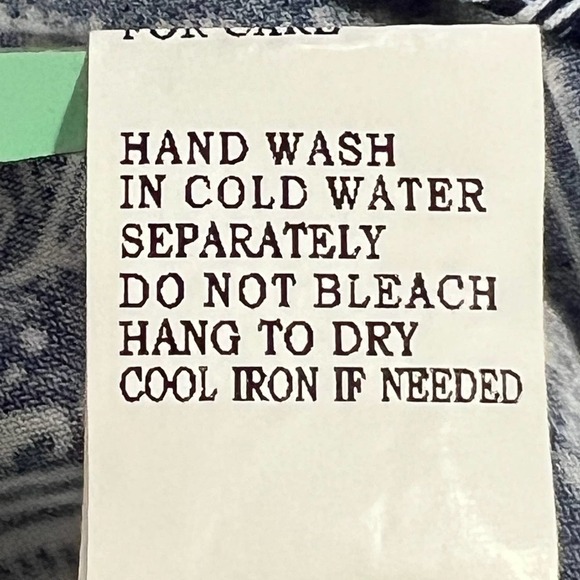 STEM & VINE CHEVRON GEO PRINT 3/4 BELL SLEEVES V-NECK BLOUSE MULTI‎ LARGE EUC - Picture 14 of 14